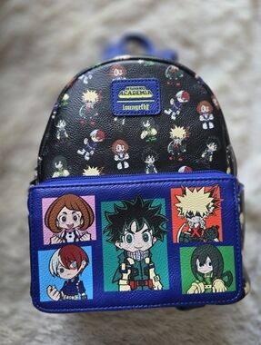Loungefly My Hero Academia Mini Backpack Purse